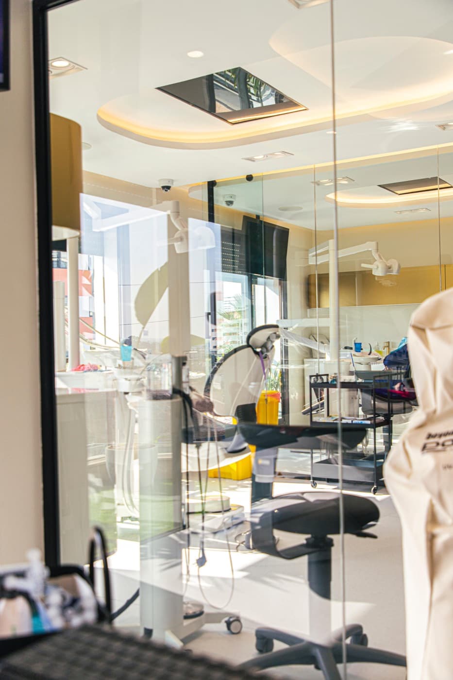 Salles de soins de la clinique dentaire à El Oulfa, Casablanca